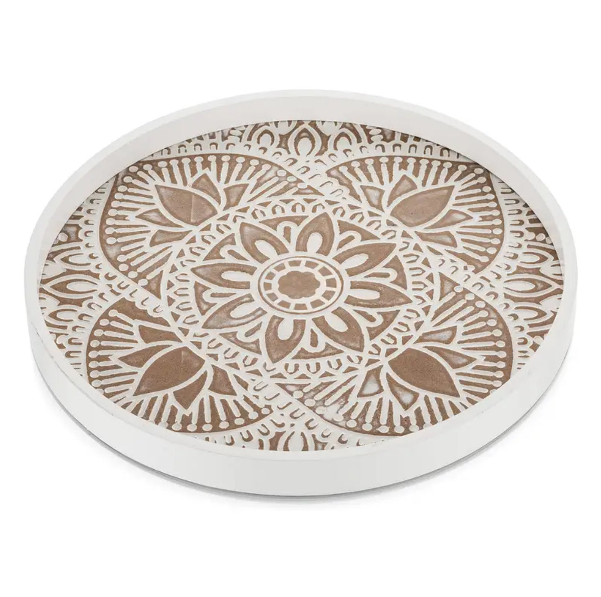 KokoBoho Mandala Serving Tray – Boho Charm with Function
