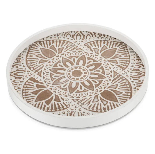 KokoBoho Mandala Serving Tray – Boho Charm with Function