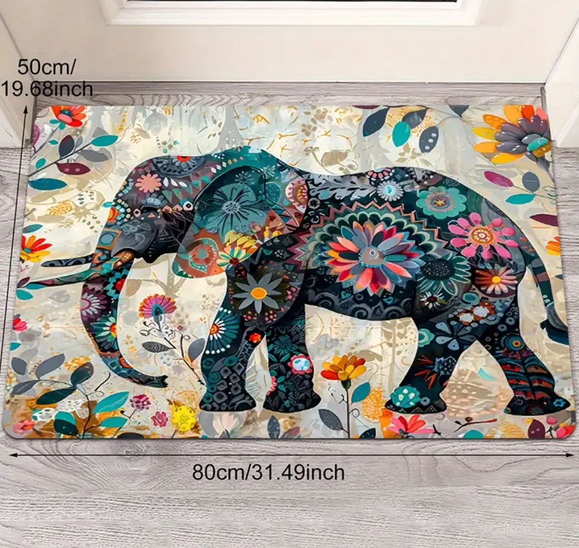 KokoBoho Elephant Bath Mat – Soft & Absorbent